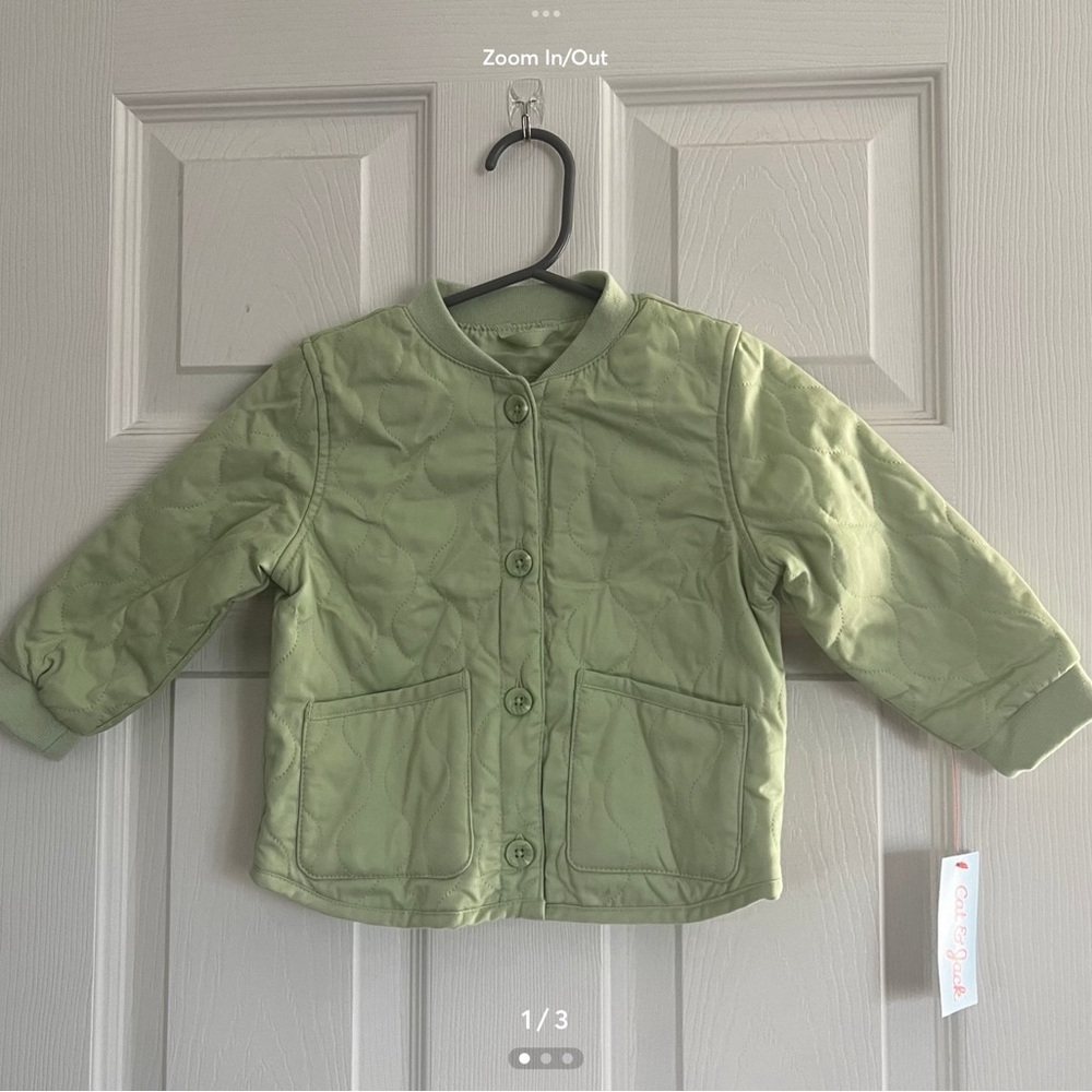 Cat & Jack Mint Quilted Jacket
#54